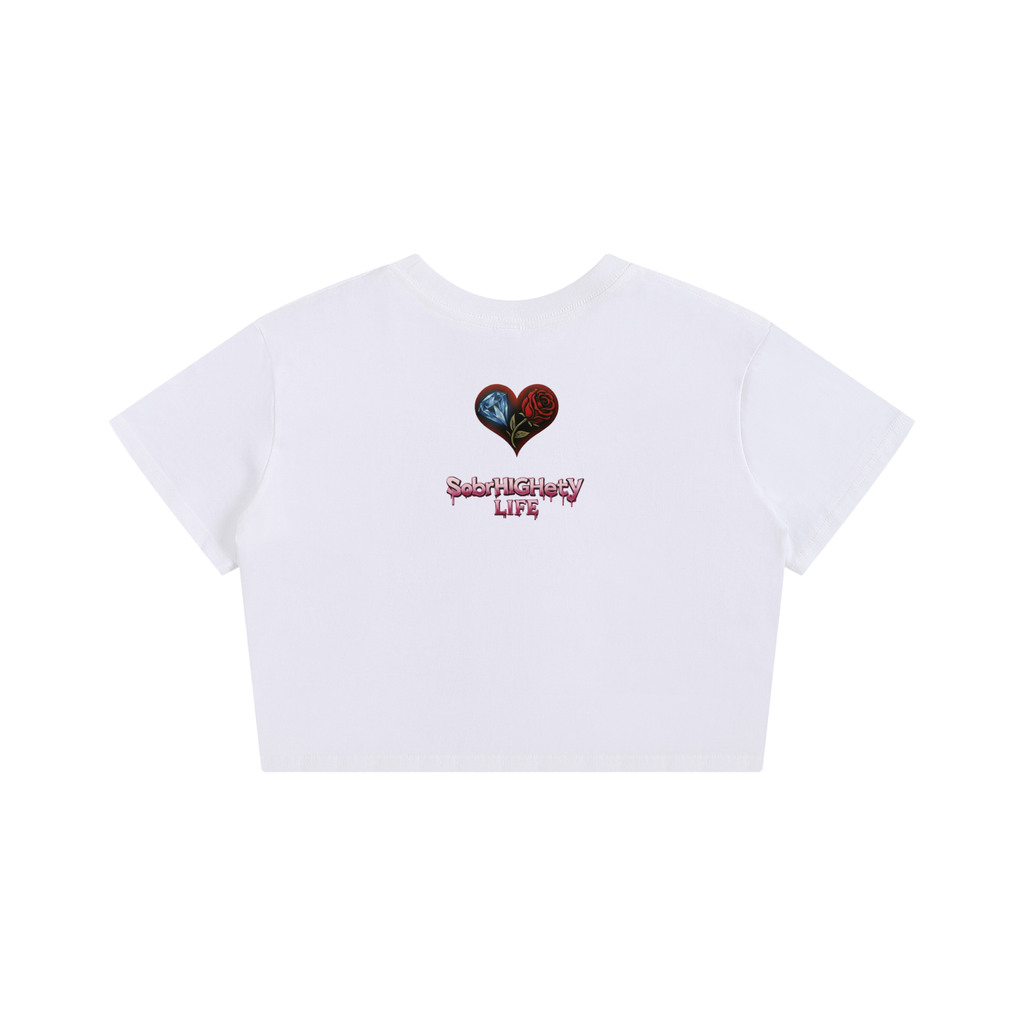 Premium 200 GSM Seamless Baby Tee - Y2K Aesthetic Cropped T-Shirt