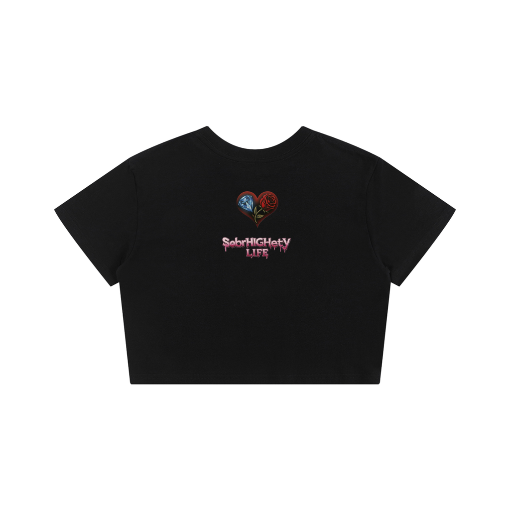 Premium 200 GSM Seamless Baby Tee - Y2K Aesthetic Cropped T-Shirt