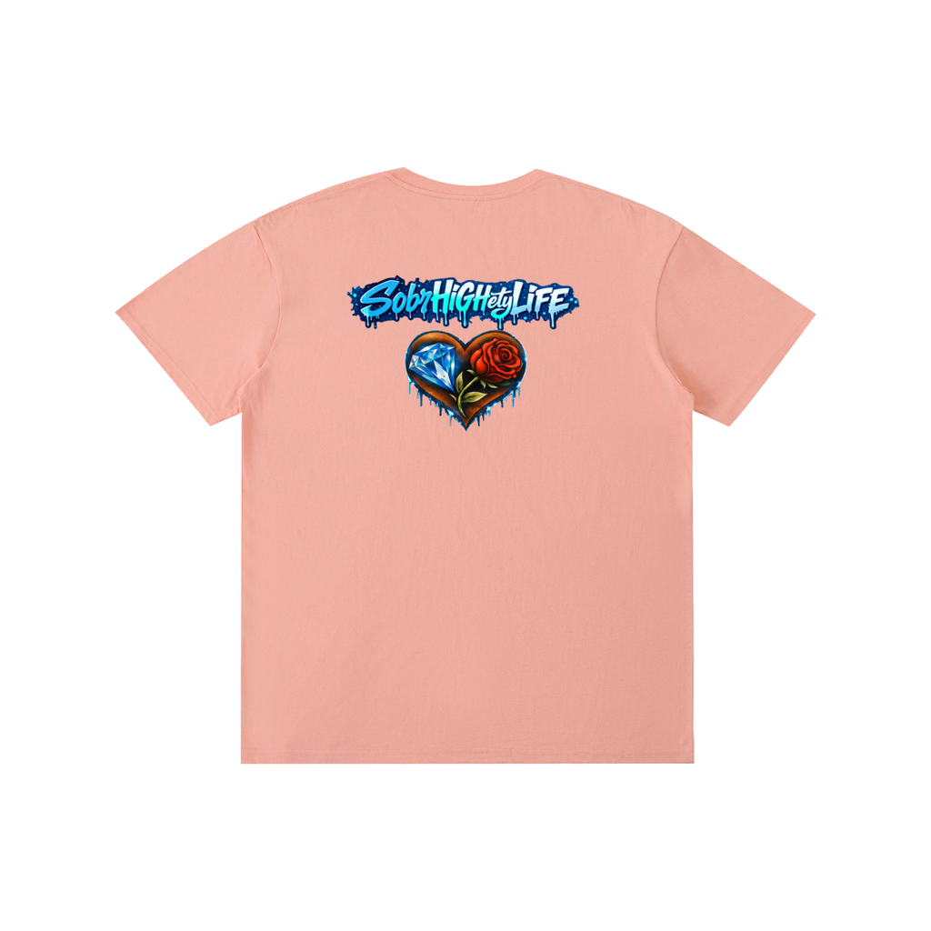 "Sober & Still a Savage" Graffiti T-Shirt – Urban Recovery Streetwear | 100% Pure Cotton