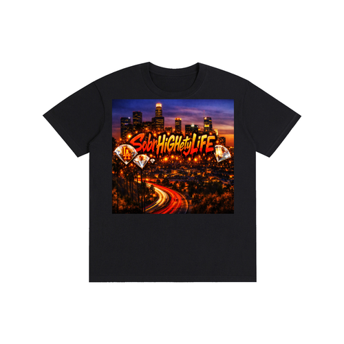 Diamond night cityscape Cotton Unisex T-Shirt